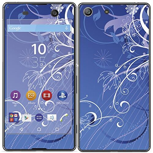 Royal Sticker Royal Muurtattoo RS. 129783 zelfklevend voor Sony M5 motief Blue Flowers Abstractie