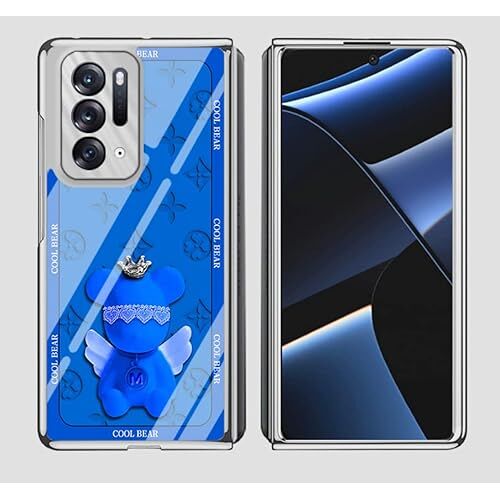 Hülle ® Glazen Hoesje 9H Case Van Gehard Glas Tegen Krassen Anti-Krassen Compatibel voor Oppo Find N (46)