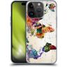 Head Case Designs Officieel Gelicentieerd Mark Ashkenazi Kaart Van De Wereld Popcultuur Soft Gel Case Hoesje compatibel met Apple iPhone 15 Pro