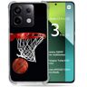 Cokitec Versterkte hoes voor Xiaomi Redmi Note 13 Pro 5G Sport Basketbalmand