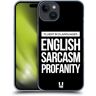 Head Case Designs Sarcasme godslastering Sassy Quotes Hard Back Case Hoesje compatibel met Apple iPhone 15 Plus