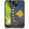 Head Case Designs Kosovo Kosovaarse Vintage Vlaggen Set 3 Hard Back Case Hoesje compatibel met Apple iPhone 15