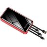 ESASAM Op zichzelf staande Power Bank Grote capaciteit Mobiele Power Draagbare Power Bank (Color : Rosso, Size : 20000mAh)