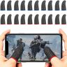 Ruikdly PUBG Mobile Game Finger Sleeve 20 stuks vingersleeves Mobile Game Controller handschoenen met anti-slip zweetbestendige gevoelige voor PUBG survivalregels Knives Out Rule of Survival (Android IOS)