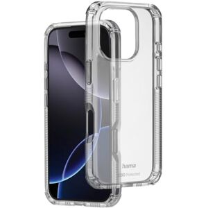 Hama Telefoonhoes "Extreme Protect" voor Apple iPhone 16 Pro Max (Bumper D3O-gelicentieerd, schokbestendig, valbestendig en onbreekbaar, transparant iPhone-hoesje vergeelt niet, case voor inductief Hama Telefoonhoes "Extreme Protect" voor Apple iPhone 16 Pro Max (Bumper D3O-gelicentieerd, schokbestendig, valbestendig en onbreekbaar, transparant iPhone-hoesje vergeelt niet, case voor inductief