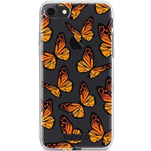 Babaco ERT GROUP mobiel telefoonhoesje voor Iphone 7/8/ SE 2/ SE 3 origineel en officieel erkend  patroon Butterflies 002 optimaal aangepast aan de vorm van de mobiele telefoon, gedeeltelijk bedrukt