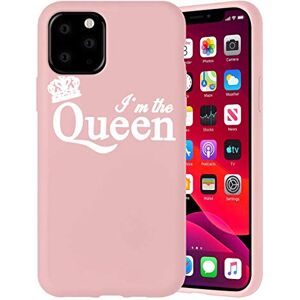 Yoedge Xiaomi Redmi Note 8 Pro Hoes, Roze siliconen met Design Print Patroon for Xiaomi Redmi Note 8 Pro Koningin