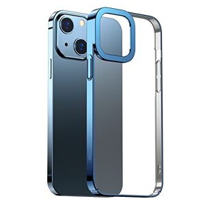 MXBXLG Ultradunne voor iPhone 13 beschermhoes Clear Soft TPU Funda voor iPhone 13 Pro Max Case Transparante telefoonhoes achterkant, blauw voor iPhone 13, voor iPhone 13