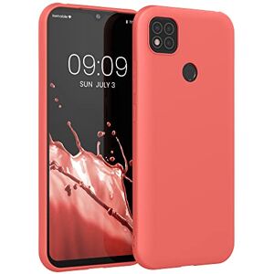 kwmobile telefoonhoesje compatibel met Xiaomi Redmi 9C hoesje Zachte case voor smartphone Back cover in levendig koraal