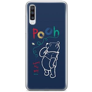 ERT GROUP mobiel telefoonhoesje voor Samsung A70 origineel en officieel erkend Disney patroon Winnie the Pooh and friends 004 aangepast aan de vorm van de mobiele telefoon, hoesje is gemaakt van TPU