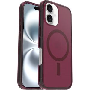 Otterbox Symmetry Series Clear MagSafe doorzichtige hoes voor iPhone 16, schokbestendig, valbestendig, dunne beschermende hoes, 3x getest volgens militaire standaard, Rood Otterbox Symmetry Series Clear MagSafe doorzichtige hoes voor iPhone 16, schokbestendig, valbestendig, dunne beschermende hoes, 3x getest volgens militaire standaard, Rood