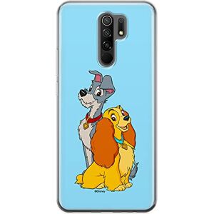 ERT GROUP mobiel telefoonhoesje voor Xiaomi REDMI 9 origineel en officieel erkend Disney patroon Lady and the Tramp 003 aangepast aan de vorm van de mobiele telefoon, hoesje is gemaakt van TPU