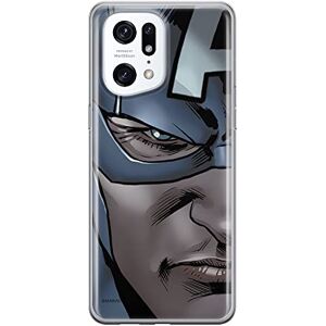 ERT GROUP mobiel telefoonhoesje voor Oppo FIND X5 PRO origineel en officieel erkend Marvel patroon Captain America 020 optimaal aangepast aan de vorm van de mobiele telefoon, hoesje is gemaakt van TPU