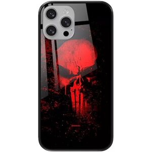 ERT GROUP mobiel telefoonhoesje voor Apple Iphone 13 PRO MAX origineel en officieel erkend Marvel patroon Punisher 001 gemaakt van gehard glas, beschermhoes