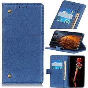 Hülle ® Portemonnee Omdraaien Hoesje Compatibel voor Samsung Galaxy A51 5G (Blue)