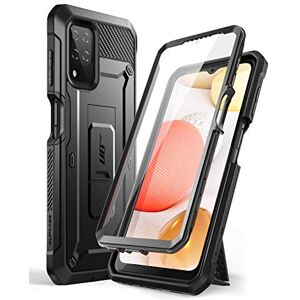 SUPCASE Unicorn Beetle Pro-serie voor Samsung Galaxy A12 hoesje (2020 release), robuust holsterhoesje met ingebouwde schermbeschermer (zwart)