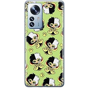 ERT GROUP mobiel telefoonhoesje voor Xiaomi 12 PRO origineel en officieel erkend Disney patroon Cruella 007 optimaal aangepast aan de vorm van de mobiele telefoon, hoesje is gemaakt van TPU