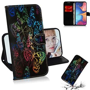 Custodia ® 3D Relief Patronen Flip Wallet Case voor Samsung Galaxy M30s (Patroon 5)