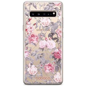 Babaco ERT GROUP mobiel telefoonhoesje voor Samsung S10 origineel en officieel erkend  patroon Flowers 054 optimaal aangepast aan de vorm van de mobiele telefoon, gedeeltelijk bedrukt