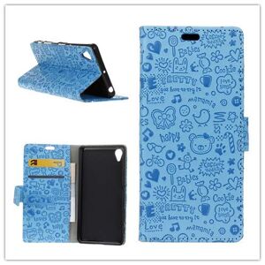 Custodia ® Flip portemonnee hoes voor ASUS ZenFone Lite L1 ZA551KL, Asus ZenFone Lite L1 ZA551KL, blauw