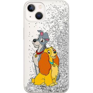 ERT GROUP mobiel telefoonhoesje voor Apple Iphone 13 origineel en officieel erkend Disney patroon Lady and the Tramp 003 optimaal, met glitter overloopeffect