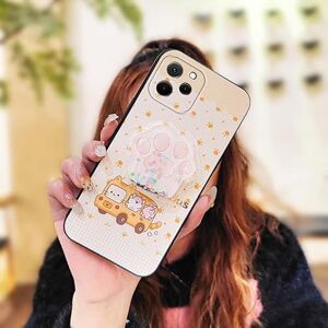 Generic Lulumi-Phone Case For Huawei Enjoy 50z/Nova Y61, Silicone Durable Kickstand Anti-knock Fashion Design Cartoon glisten TPU Back Cover Cute Dirt-resistant Anti-dust Waterproof