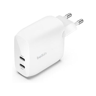Belkin DUAL 30W USB-C WALL CHARGER PD 60W WHT Belkin DUAL 30W USB-C WALL CHARGER PD 60W WHT