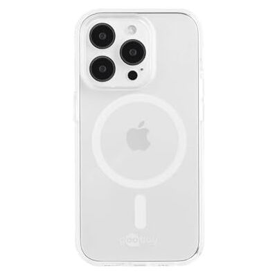 goobay 61348 iPhone beschermhoes met MagSafe-opladering/compatibel met Apple iPhone 14 Pro Max/camerabescherming & displaybescherming/schokbestendig/transparante iPhone-hoes met magneetring goobay 61348 iPhone beschermhoes met MagSafe-opladering/compatibel met Apple iPhone 14 Pro Max/camerabescherming & displaybescherming/schokbestendig/transparante iPhone-hoes met magneetring