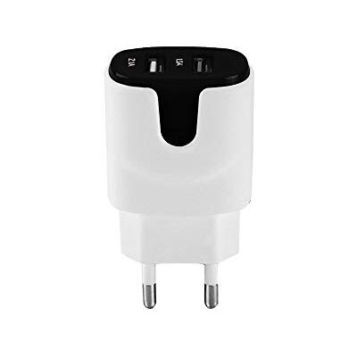 Shot Case Kleur USB-netadapter voor Huawei Y6 2019 smartphone tablet dubbele wandcontactdoos 2 poorten stroom AC opladen (zwart) Shot Case Kleur USB-netadapter voor Huawei Y6 2019 smartphone tablet dubbele wandcontactdoos 2 poorten stroom AC opladen (zwart)