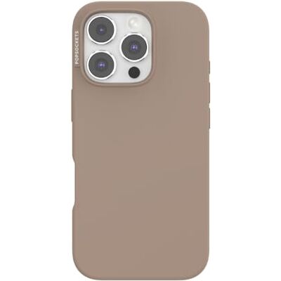 PopSockets iPhone 16 Pro-hoesje, compatibel met MagSafe, telefoonhoesje voor iPhone 16 Pro, compatibel met draadloos opladen, alleen hoesje Latte PopSockets iPhone 16 Pro-hoesje, compatibel met MagSafe, telefoonhoesje voor iPhone 16 Pro, compatibel met draadloos opladen, alleen hoesje Latte