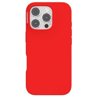 PopSockets iPhone 16 Pro-hoesje, compatibel met MagSafe, telefoonhoesje voor iPhone 16 Pro, compatibel met draadloos opladen, alleen hoesje Rosso PopSockets iPhone 16 Pro-hoesje, compatibel met MagSafe, telefoonhoesje voor iPhone 16 Pro, compatibel met draadloos opladen, alleen hoesje Rosso