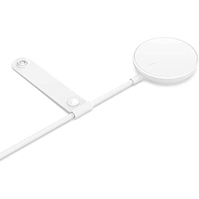 Belkin WIA005 draadloze lader, compatibel met MagSafe (Voor de iPhone 13-serie en andere MagSafe-apparaten, Voedingsadapter niet meegeleverd) – Wit,Regulable Belkin WIA005 draadloze lader, compatibel met MagSafe (Voor de iPhone 13-serie en andere MagSafe-apparaten, Voedingsadapter niet meegeleverd) – Wit,Regulable