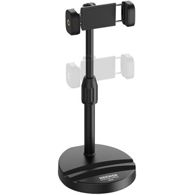 NEEWER ENTRY LEVEL versie mobiele telefoonhouder tafel, verstelbare telefoonhouder voor bed bureau bureau compatibel met iPhone Samsung Android voor videofilm, 360° draaibaar, 90° kantelbaar, DS030 NEEWER ENTRY LEVEL versie mobiele telefoonhouder tafel, verstelbare telefoonhouder voor bed bureau bureau compatibel met iPhone Samsung Android voor videofilm, 360° draaibaar, 90° kantelbaar, DS030