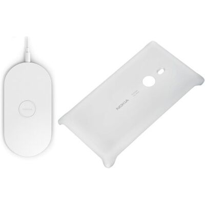 Nokia Wireless oplaadkit met Charging Plate oplader, speciale hoes voor Lumia 925 wit Nokia Wireless oplaadkit met Charging Plate oplader, speciale hoes voor Lumia 925 wit
