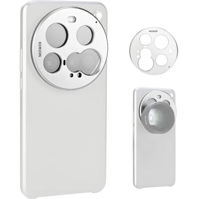 NEEWER 15 Ultra Lens Backplate, aluminiumlegering 17mm draad telefoon lens adapterhouder voor hoofd- en telecamera's, compatibel met Xiaomi 15 Ultra Original telefoonhoes, PA111 (zilver) NEEWER 15 Ultra Lens Backplate, aluminiumlegering 17mm draad telefoon lens adapterhouder voor hoofd- en telecamera's, compatibel met Xiaomi 15 Ultra Original telefoonhoes, PA111 (zilver)