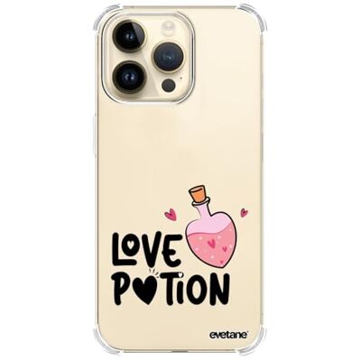 Evetane Siliconen beschermhoes compatibel met iPhone 14 Pro Max Zachte en versterkte bescherming Schokbestendige hoeken Slank en transparant Achterhoes Love Potion Evetane Siliconen beschermhoes compatibel met iPhone 14 Pro Max Zachte en versterkte bescherming Schokbestendige hoeken Slank en transparant Achterhoes Love Potion