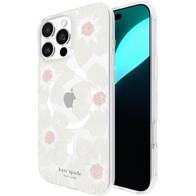 kate spade new york iPhone 16 Pro Max Hoesje Compatibel met MagSafe Designer Telefoonhoes Stokroos Crème Bloemen Compatibel met MagSafe kate spade new york iPhone 16 Pro Max Hoesje Compatibel met MagSafe Designer Telefoonhoes Stokroos Crème Bloemen Compatibel met MagSafe