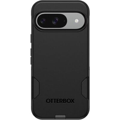 Otterbox Google Pixel 9 & 9 Pro Commuter Series Case Zwart, Ultra-Slank, Compatibel met draadloos opladen, verhoogde randen beschermen camera en scherm Otterbox Google Pixel 9 & 9 Pro Commuter Series Case Zwart, Ultra-Slank, Compatibel met draadloos opladen, verhoogde randen beschermen camera en scherm