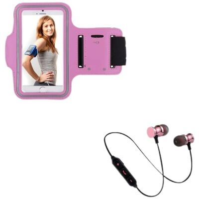 Shot Case Sportset voor Wiko Y80 Smartphone (Bluetooth koptelefoon + manchetten) lopen T6 (roze) Shot Case Sportset voor Wiko Y80 Smartphone (Bluetooth koptelefoon + manchetten) lopen T6 (roze)