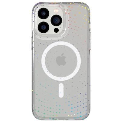 tech21 iPhone 14 Pro Max Evo Sparkle compatibel met MagSafe glinsterende en krasbestendige telefoonhoes met 3,7 m bescherming tegen meerdere vallen tech21 iPhone 14 Pro Max Evo Sparkle compatibel met MagSafe glinsterende en krasbestendige telefoonhoes met 3,7 m bescherming tegen meerdere vallen