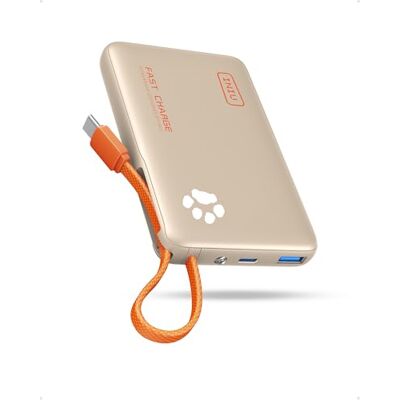 INIU Powerbank, 45 W, mini-formaat, 10.000 mAh, powerbank met geïntegreerde USB-C-kabel, snel opladen, externe mobiele telefoonaccu's, USB C In&Out, klein maar sterk, voor iPhone 17, 16, 15, Xiaomi INIU Powerbank, 45 W, mini-formaat, 10.000 mAh, powerbank met geïntegreerde USB-C-kabel, snel opladen, externe mobiele telefoonaccu's, USB C In&Out, klein maar sterk, voor iPhone 17, 16, 15, Xiaomi