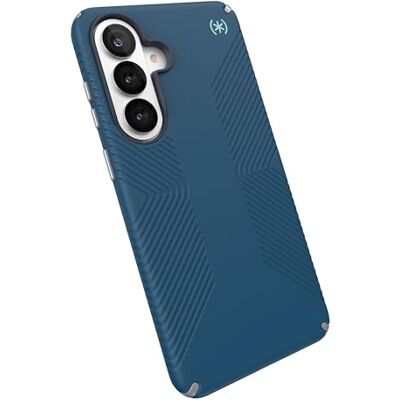 Speck Samsung Galaxy S26+ Presidio2 Grip + Magneet Case Deep Sea/Zilver Metallic/Spell Blue Speck Samsung Galaxy S26+ Presidio2 Grip + Magneet Case Deep Sea/Zilver Metallic/Spell Blue