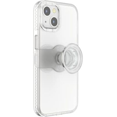 PopSockets : PopCase Hoesje voor iPhone 13 met een Verplaatsbare PopGrip Slide-Standaard en Grip met een Verwisselbare Top Clear PopSockets : PopCase Hoesje voor iPhone 13 met een Verplaatsbare PopGrip Slide-Standaard en Grip met een Verwisselbare Top Clear