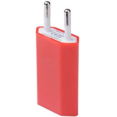 Shot Case USB-adapter voor Motorola Moto G7, voeding, 1 poort, AC oplader, wit (5 V-1 A) universeel (rood) Shot Case USB-adapter voor Motorola Moto G7, voeding, 1 poort, AC oplader, wit (5 V-1 A) universeel (rood)
