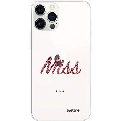 Evetane Beschermhoes van siliconen voor iPhone 12/12 Pro – zachte bescherming, zeer robuust – dun en transparant – achterkant – transparant Evetane Beschermhoes van siliconen voor iPhone 12/12 Pro – zachte bescherming, zeer robuust – dun en transparant – achterkant – transparant