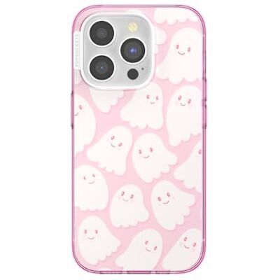 PopSockets iPhone 15 Pro-hoesje, compatibel met MagSafe, telefoonhoesje voor iPhone 15 Pro, compatibel met draadloos opladen, alleen hoesje Kawai Ghosties PopSockets iPhone 15 Pro-hoesje, compatibel met MagSafe, telefoonhoesje voor iPhone 15 Pro, compatibel met draadloos opladen, alleen hoesje Kawai Ghosties