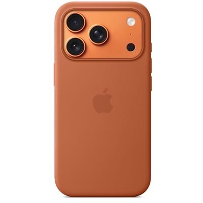 Apple Siliconenhoesje met MagSafe voor iPhone 17 Pro Terracotta Apple Siliconenhoesje met MagSafe voor iPhone 17 Pro Terracotta 