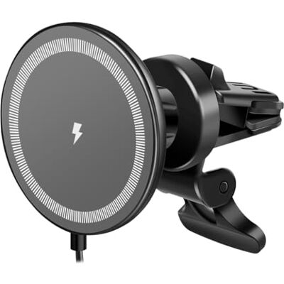 Logilink PA0333 magnetische autosmartphonehouder met draadloze snellaadfunctie voor Qi-compatibele apparaten Logilink PA0333 magnetische autosmartphonehouder met draadloze snellaadfunctie voor Qi-compatibele apparaten