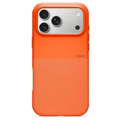 Beats -case Robuustemet MagSafe en cameraregelaar voor de iPhone 17 Pro Max, getest op vallen en stoten, matte afwerking met voering van microvezel – Sierra-oranje Beats -case Robuustemet MagSafe en cameraregelaar voor de iPhone 17 Pro Max, getest op vallen en stoten, matte afwerking met voering van microvezel – Sierra-oranje