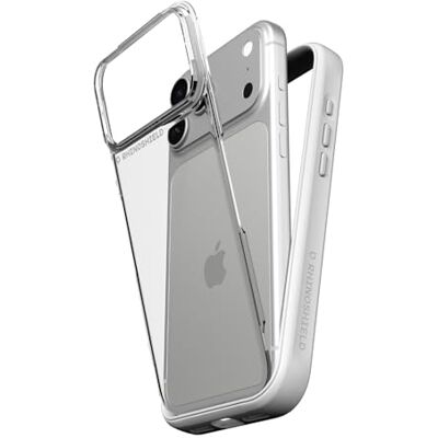 RhinoShield Mod NX modulair telefoonhoesje voor iPhone 17 Pro Max wit Bumper Case met Backplate, Modulair 2 Manier Ontwerp, Militaire Grade Drop Bescherming RhinoShield Mod NX modulair telefoonhoesje voor iPhone 17 Pro Max wit Bumper Case met Backplate, Modulair 2 Manier Ontwerp, Militaire Grade Drop Bescherming